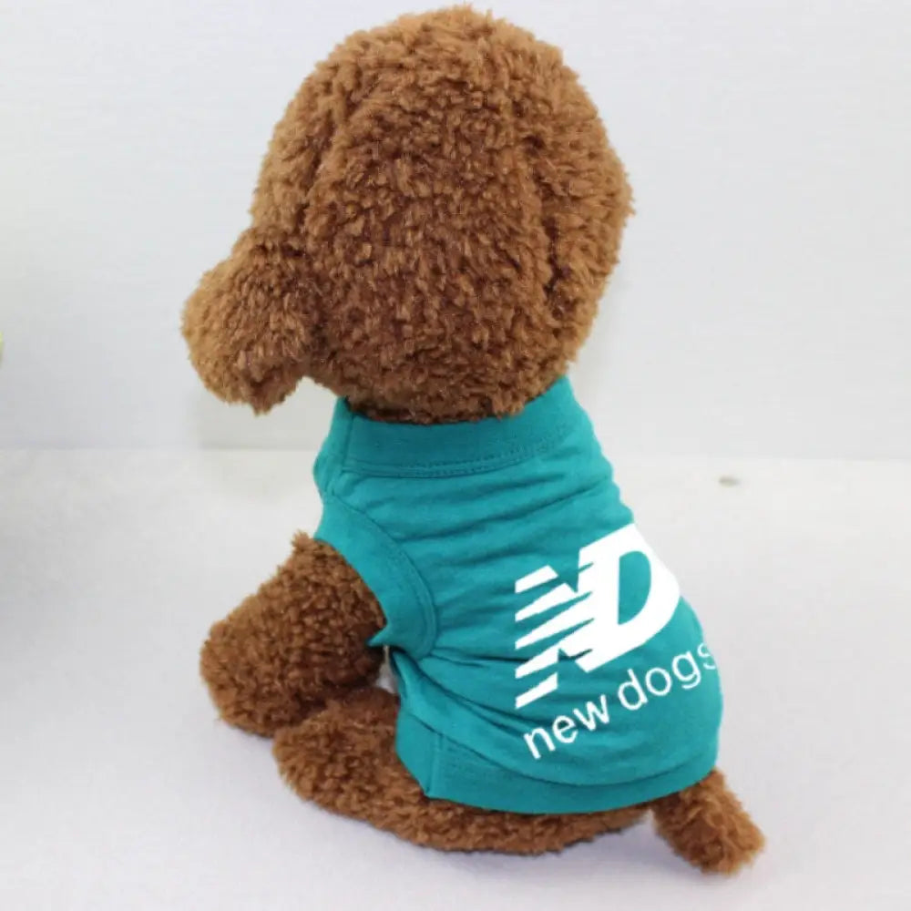 ID392 XS-3XLドッグウェア 春 夏 秋 抜け毛防止 薄手 ノースリーブ スポーツ かわいい 涼しい ペットウェア 犬服 ライトブルー / XS ペット用品＞ウェア