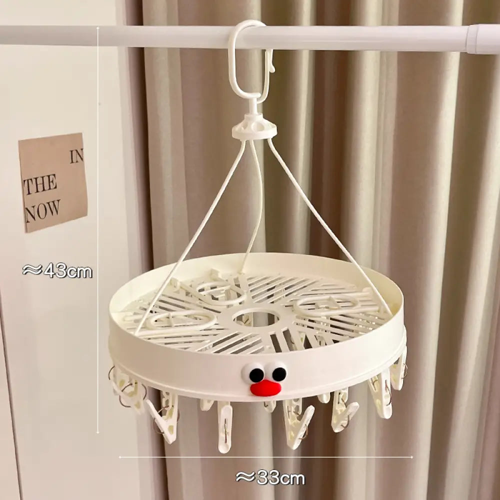 靴下 乾燥ラック 家庭用 バルコニー 神器 下着 ソックス 防風 クリップ付き 滑り止め 洗濯ハンガー 学生用 寮用 ID2106 タイプ② インテリア雑貨>その他