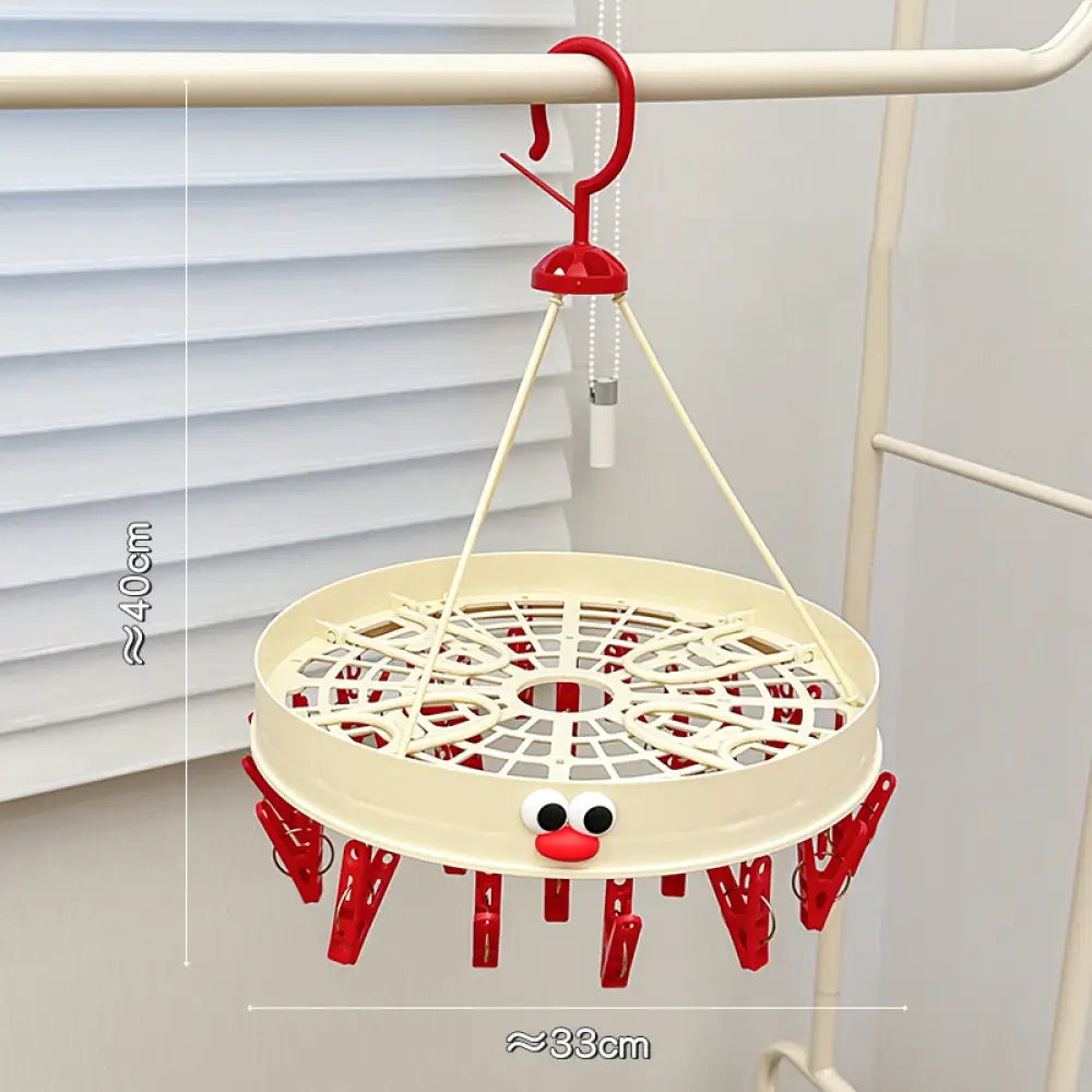 靴下 乾燥ラック 家庭用 バルコニー 神器 下着 ソックス 防風 クリップ付き 滑り止め 洗濯ハンガー 学生用 寮用 ID2106 タイプ⑥ インテリア雑貨>その他