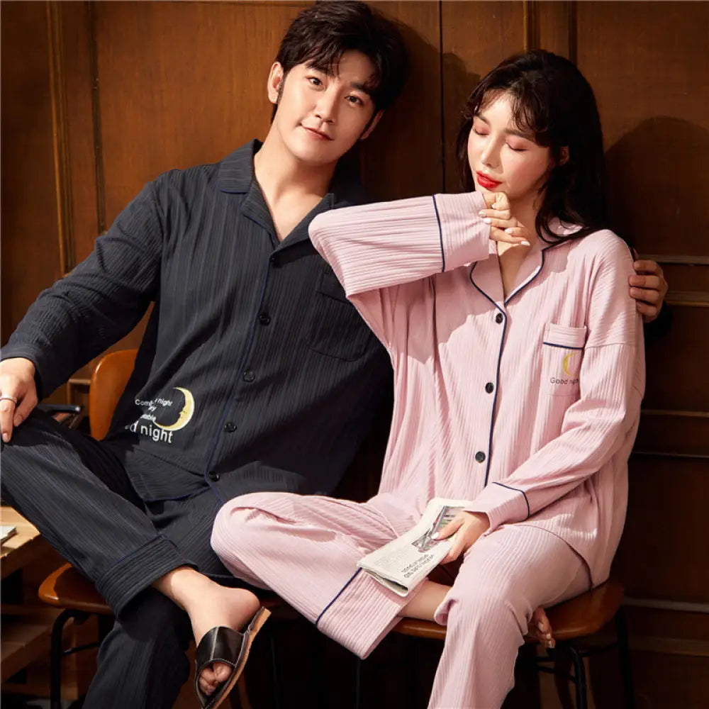 ペア パジャマ 長袖 カップル ペア ルームウェア 結婚祝い プレゼント 秋冬 ギフト 上下 セット 部屋着 ペアルック おそろい メンズ 秋 記念日 前開き クマ ベージュ ID2235 タイプ④ / レディースＭ カップル>セットアップ