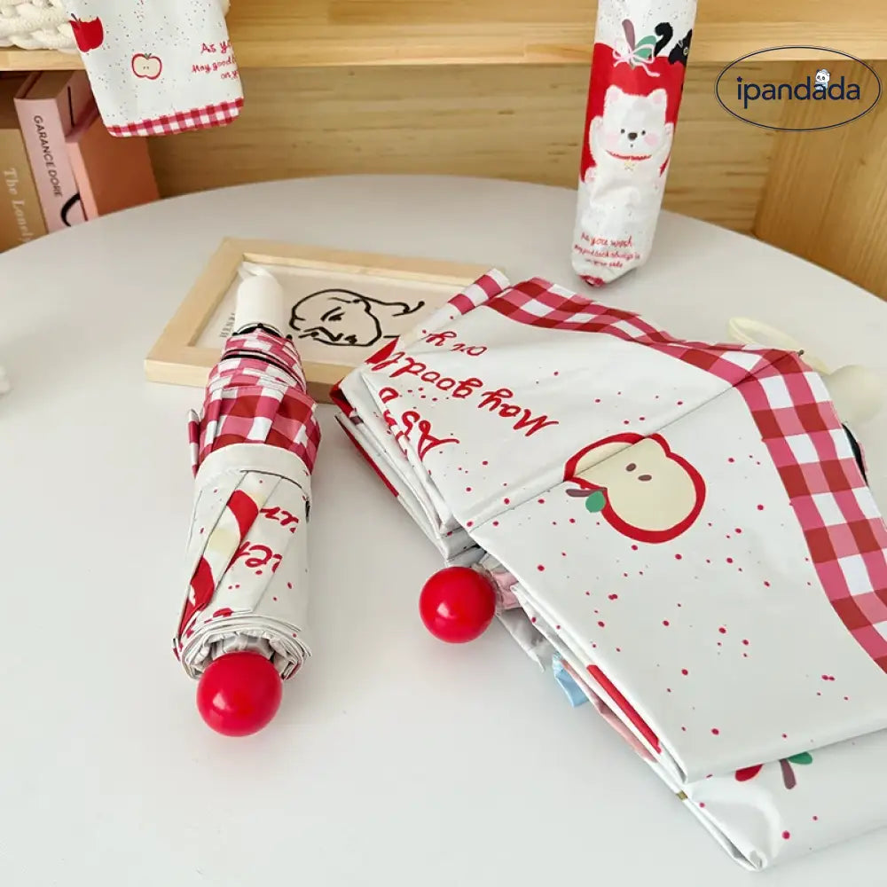 ID1436  雨傘 レディース 晴雨兼用 日傘 ブラックコーティング 紫外線防止 折りたたみ自動開閉 日焼け防止