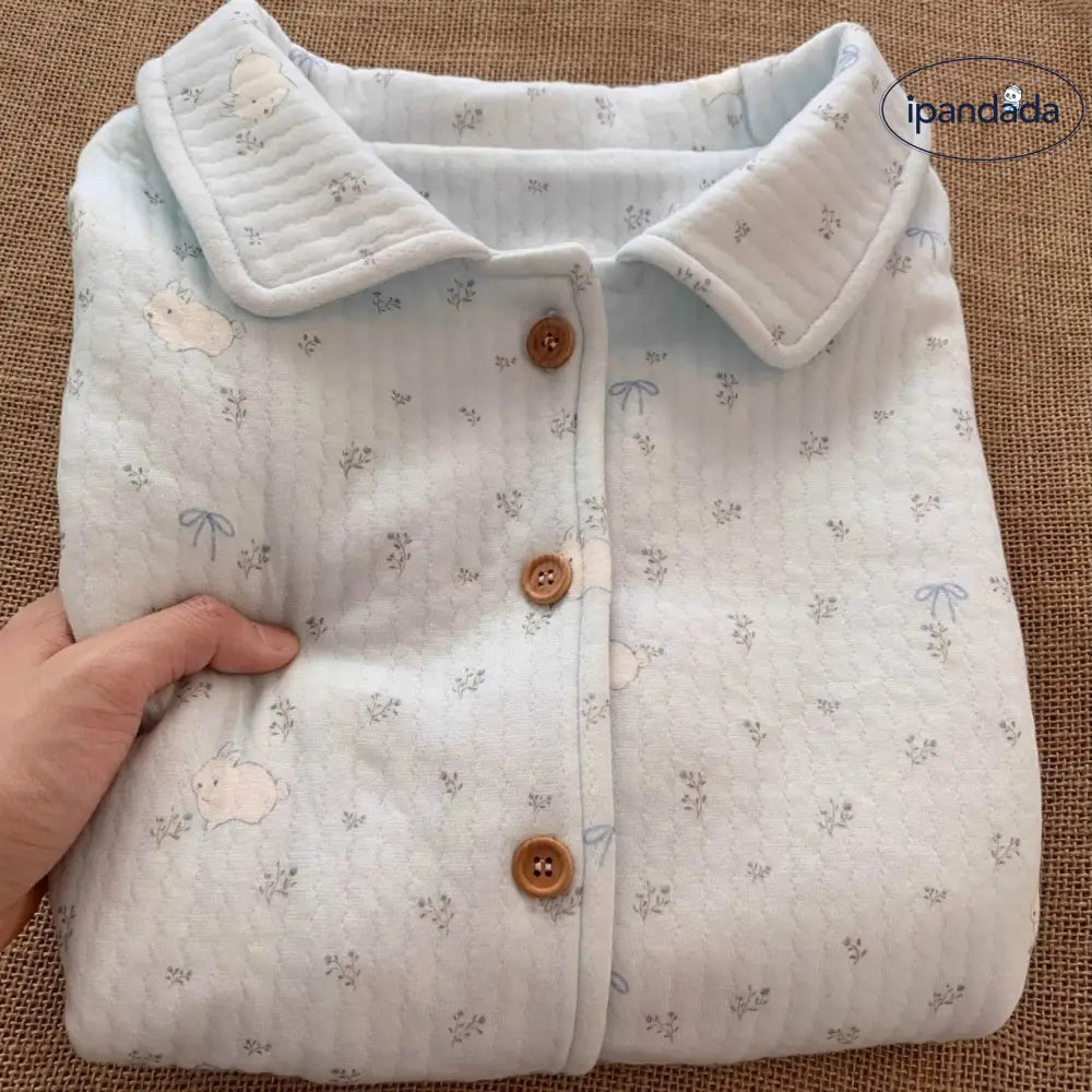 長袖 うさぎ キルティング パジャマ セット 厚手 保温 かわいい 可愛い 暖かい あったか 長袖 ルームウェア かわいい 部屋着 2点セット ID4057 レディース＞セットアップ