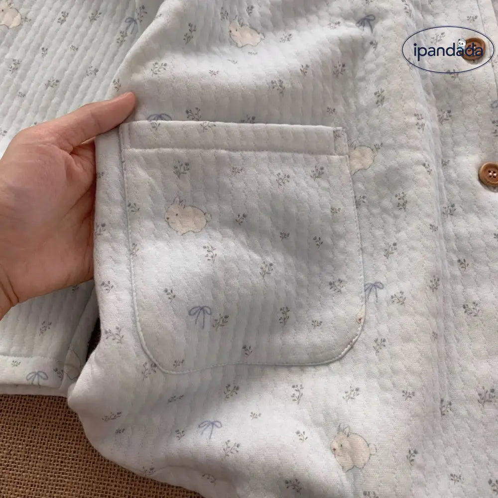 長袖 うさぎ キルティング パジャマ セット 厚手 保温 かわいい 可愛い 暖かい あったか 長袖 ルームウェア かわいい 部屋着 2点セット ID4057 レディース＞セットアップ