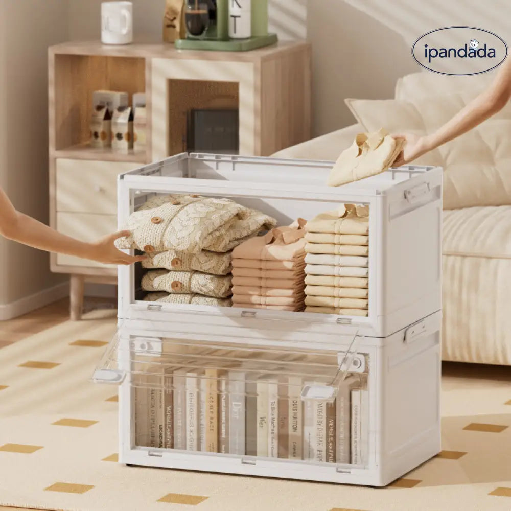 折りたたみ 収納ボックス 整理ボックス 蓋付き 大サイズ キャンプ 毛布 衣類 おもちゃ プラスチック 収納 ID3621