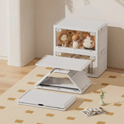 折りたたみ 収納ボックス 整理ボックス 蓋付き 大サイズ キャンプ 毛布 衣類 おもちゃ プラスチック 収納 ID3621