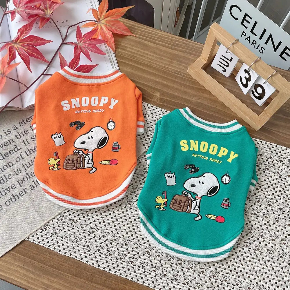 ペット服 犬の服 スヌーピー 可愛い フリース 冬用 ID3902