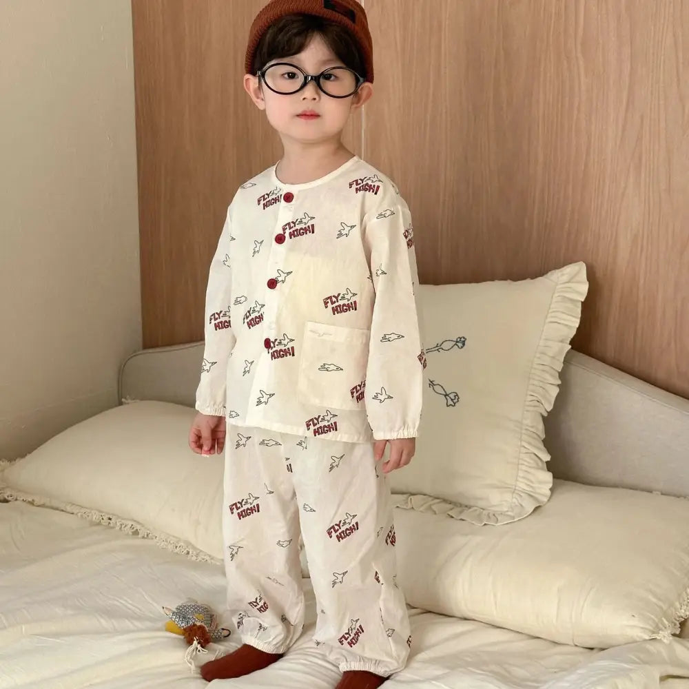 子供 パジャマ 女の子 綿100% 春秋 男の子 長袖 セットアップ 幼児 ベビー ホームウェア 快適 柔らかい 通気性 おしゃれ ルームウェア ID4002 タイプ② / 80cm ベビー＆キッズ