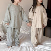 子供用 春秋 パジャマ 男の子 女の子 秋シーズン ベビー用 2025年新作 ワッフル生地 通気性の良い パジャマ 男女兼用 ID2281