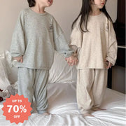 子供用 春秋 パジャマ 男の子 女の子 秋シーズン ベビー用 2025年新作 ワッフル生地 通気性の良い パジャマ 男女兼用 ID2281