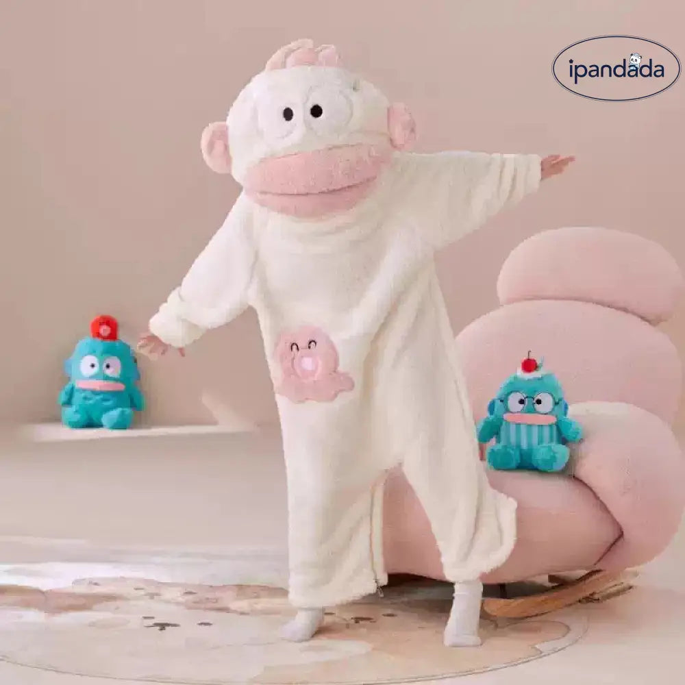 子供用 可愛い クマノミ コーラルフリース 冬用 新作 パジャマ ルームウェア 裏起毛 厚手 フリース オールインワン ID3422