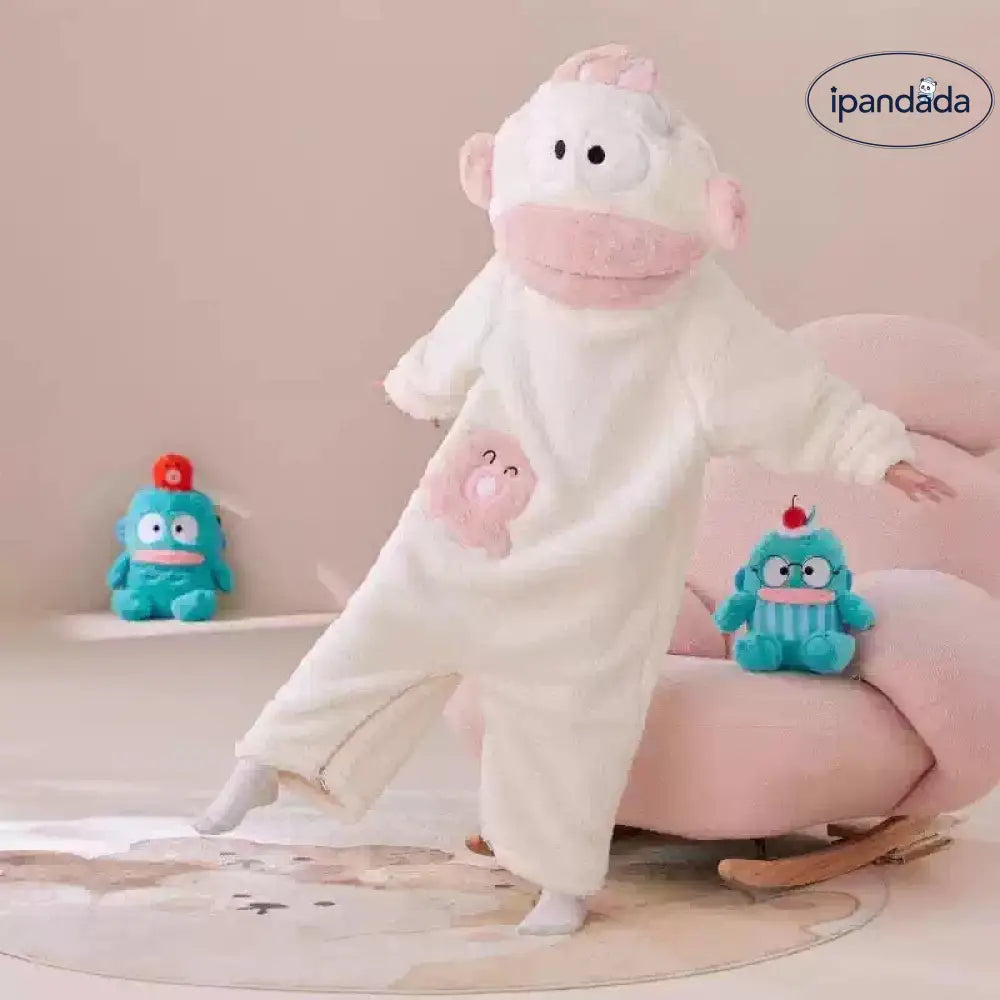 子供用 可愛い クマノミ コーラルフリース 冬用 新作 パジャマ ルームウェア 裏起毛 厚手 フリース オールインワン ID3422