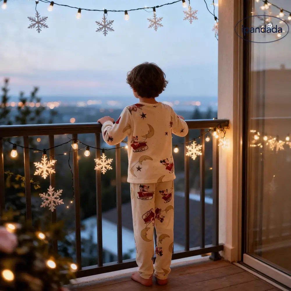 子供用 綿 クリスマス 女の子 ルームウェア 男の子 秋用 長袖シャツ＆パンツセット ベビー パジャマ 子供服 ID3082