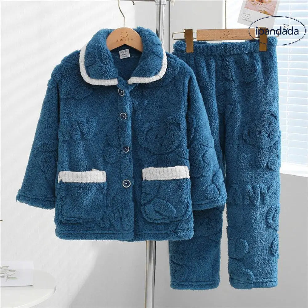 子供 パジャマ 女の子 秋冬 加フリース 厚手 コーラルフリース 保温 大きいサイズ 女の子 フランネル 部屋着 ID2522